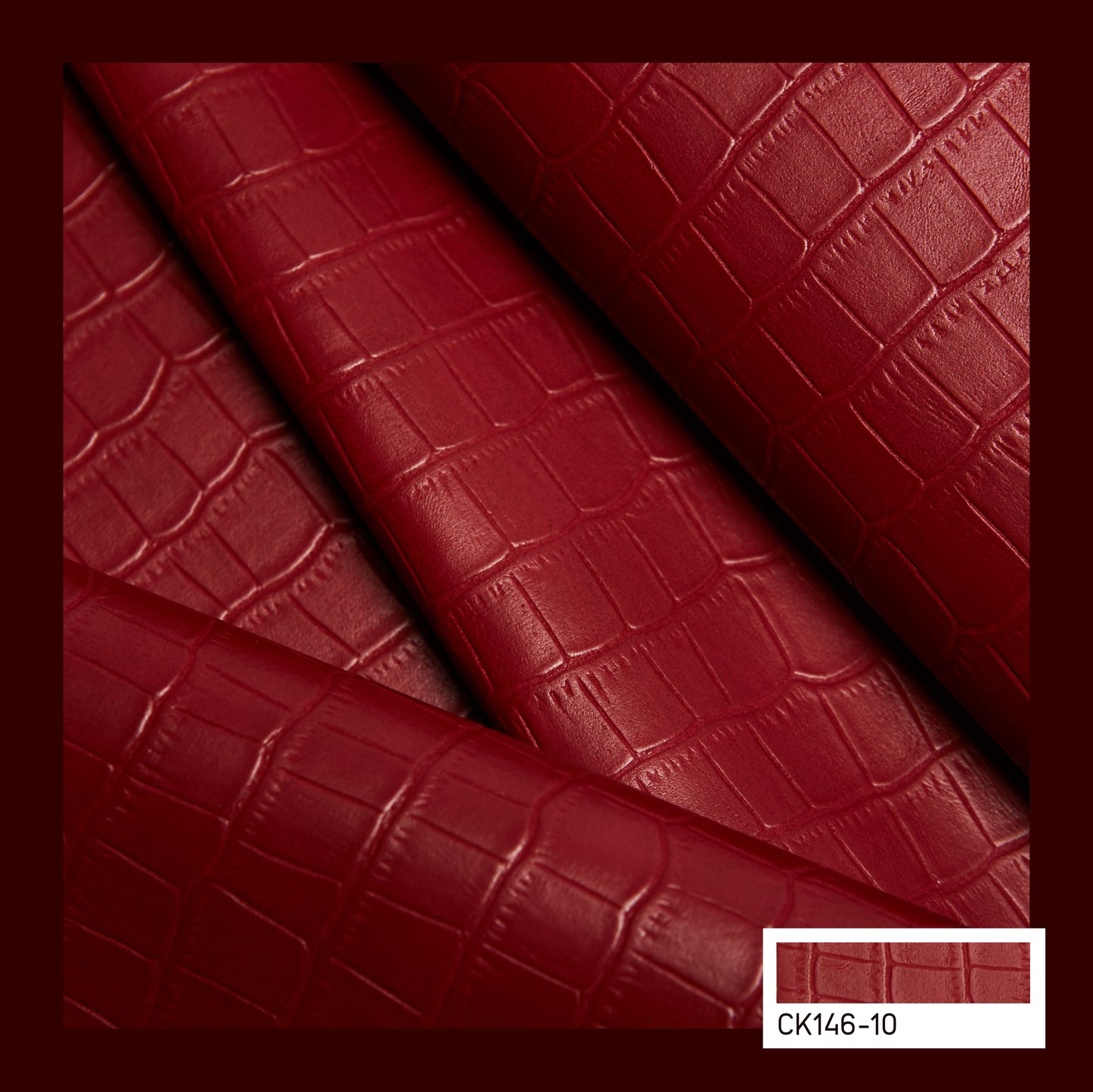 
                  
                    CK146 croc printed PU leather
                  
                