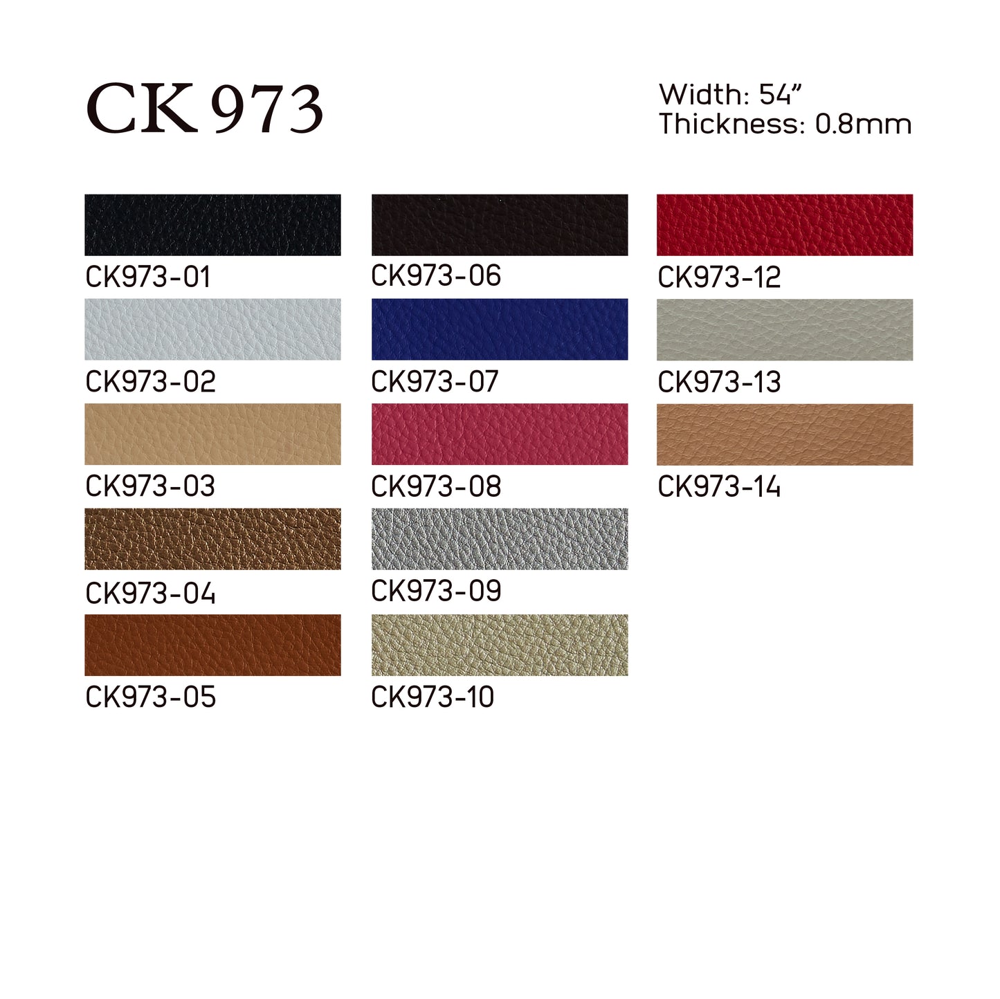 
                  
                    CK973 Lychee printed PU
                  
                